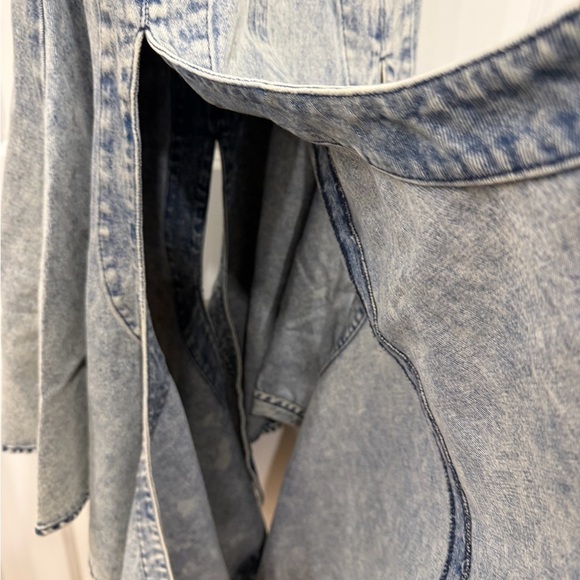 Gray Denim Dress - Picture 11 of 16